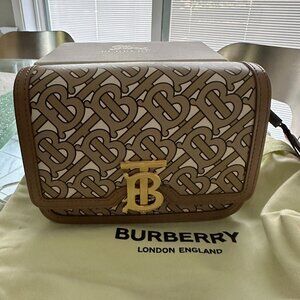 Mini TB Monogram Leather Crossbody Bag - New/Tags